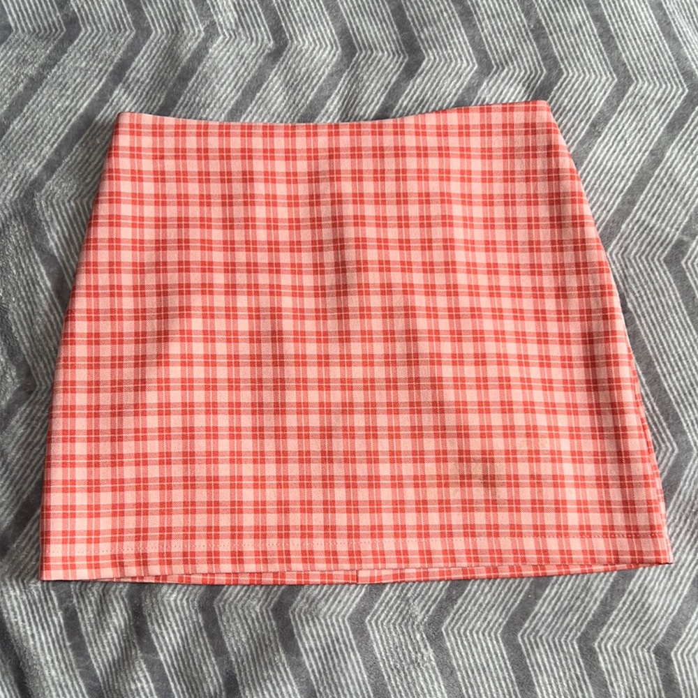 Urban Outfitters plaid mini skirt